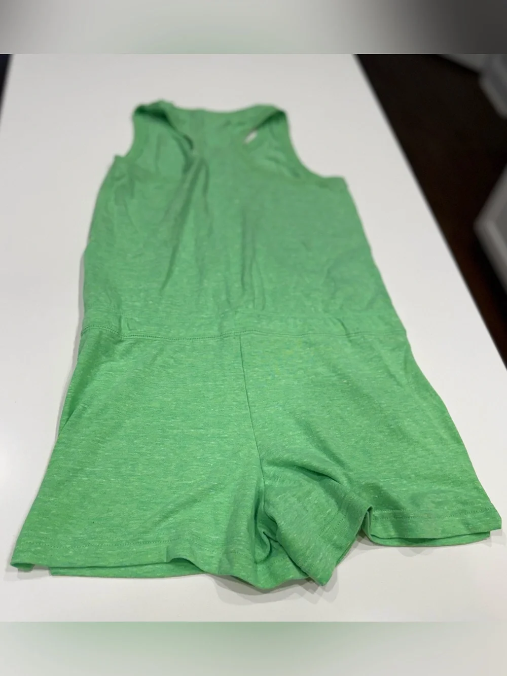 Nike Girl’s Vintage  Razorback Cotton Romper Sleeveless w/ Pockets Large